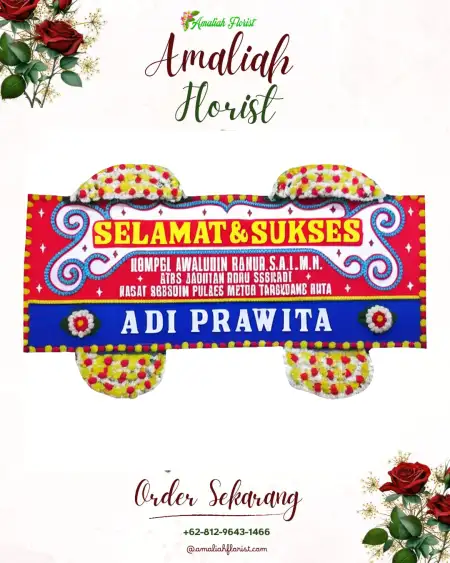 Papan Bunga Ucapan Selamat Arjangka