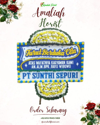 Papan Bunga Duka di Arjangka