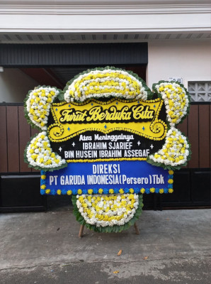 Papan Bunga Duka di Arjangka